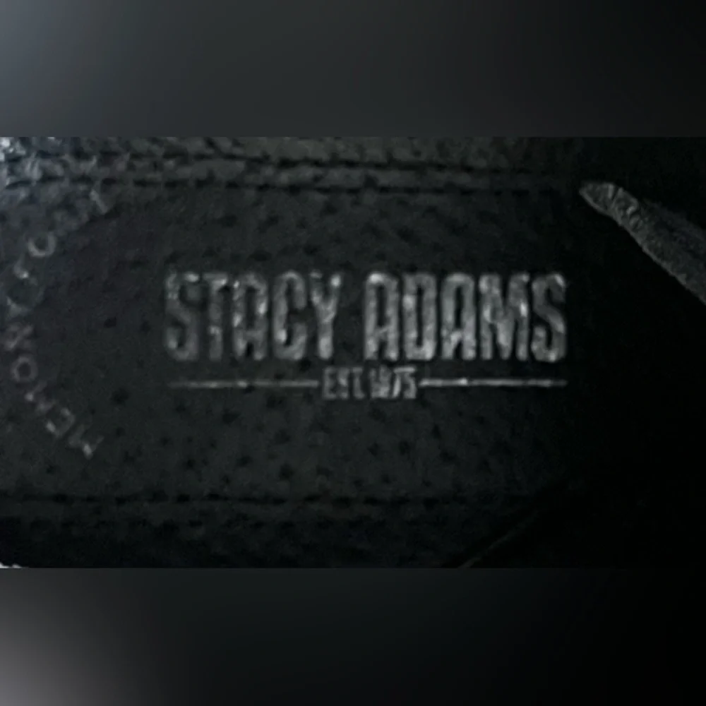 Stacy Adam Black Oxford Lace -Up Dress Shoe Size 9M